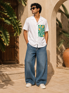 Kanakam | White | Men's Oversized Shirt