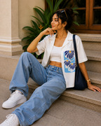 Daisy | White | Women's Oversized Shirt