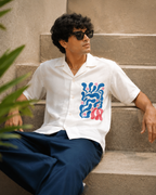 Arali | White | Men's Oversized Shirt