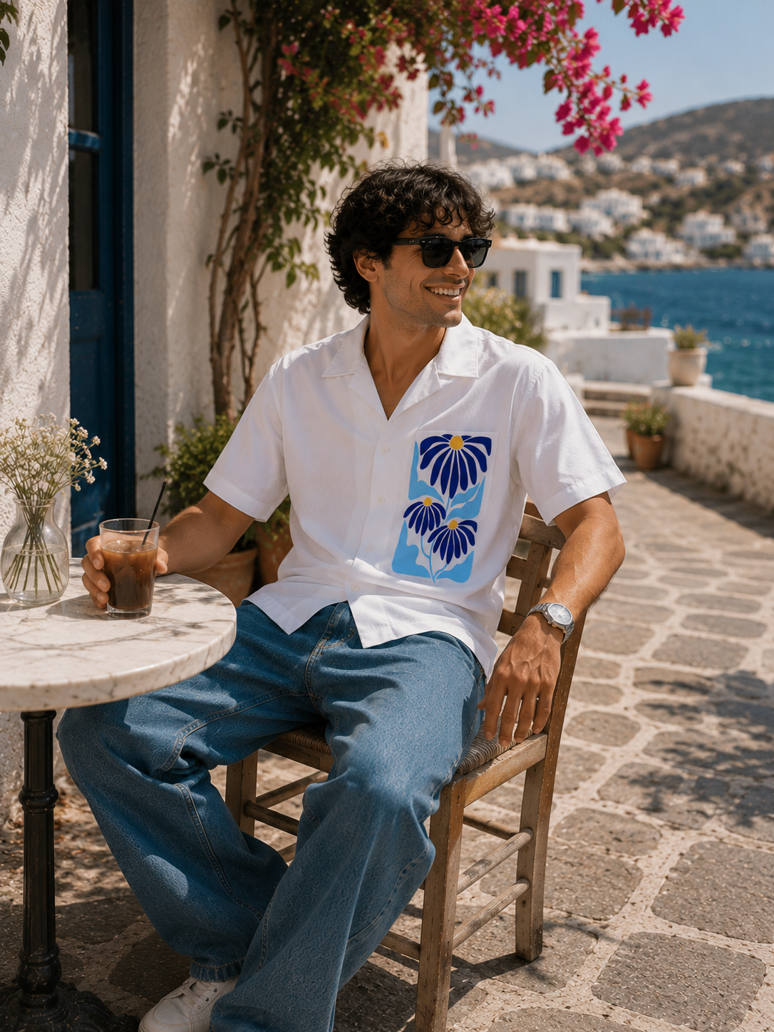 Daisy | White | Men's Oversized Shirt