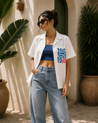 Arali | White | Women's Oversized Shirt