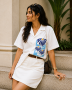 Daisy | White | Women's Oversized Shirt
