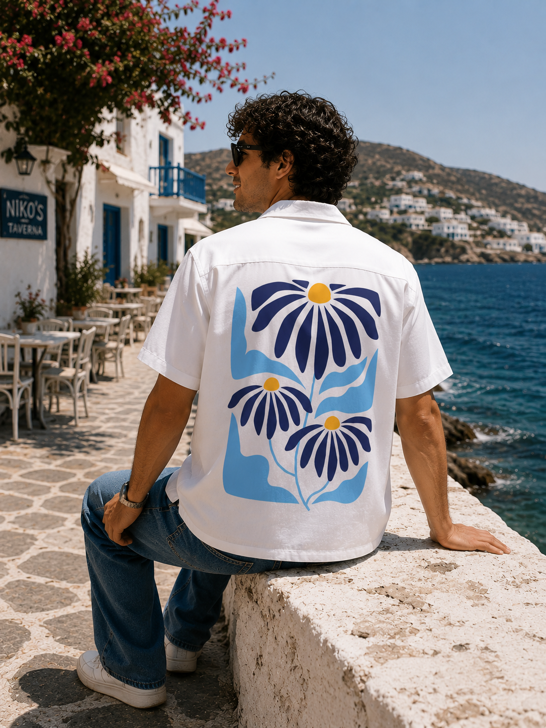 Daisy | White | Men's Oversized Shirt