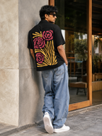 Roja | Black | Men's Oversized Shirt