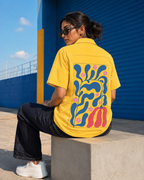 Arali | Yellow | Women's Oversized Shirt