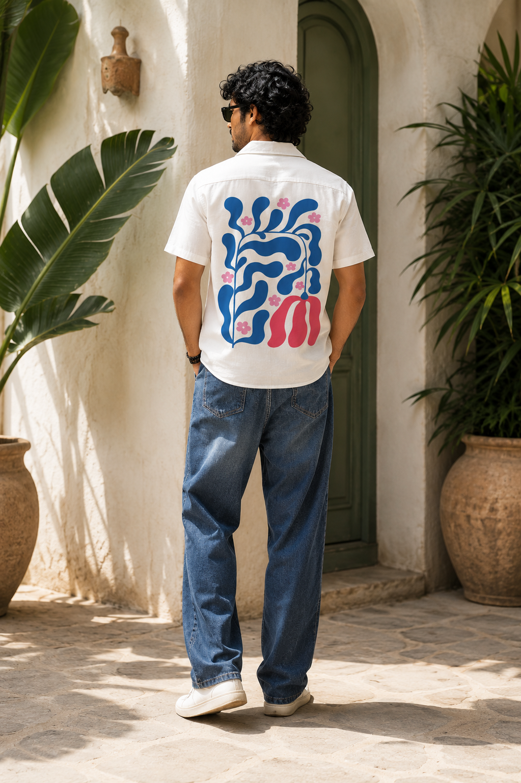 Arali | White | Men's Oversized Shirt