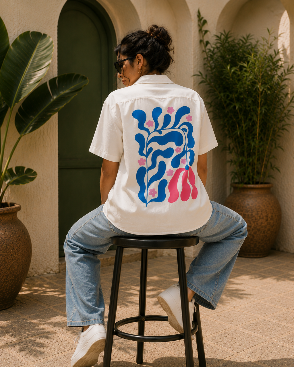 Arali | White | Women's Oversized Shirt