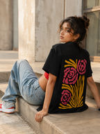 Roja | Black | Women's Oversized Shirt