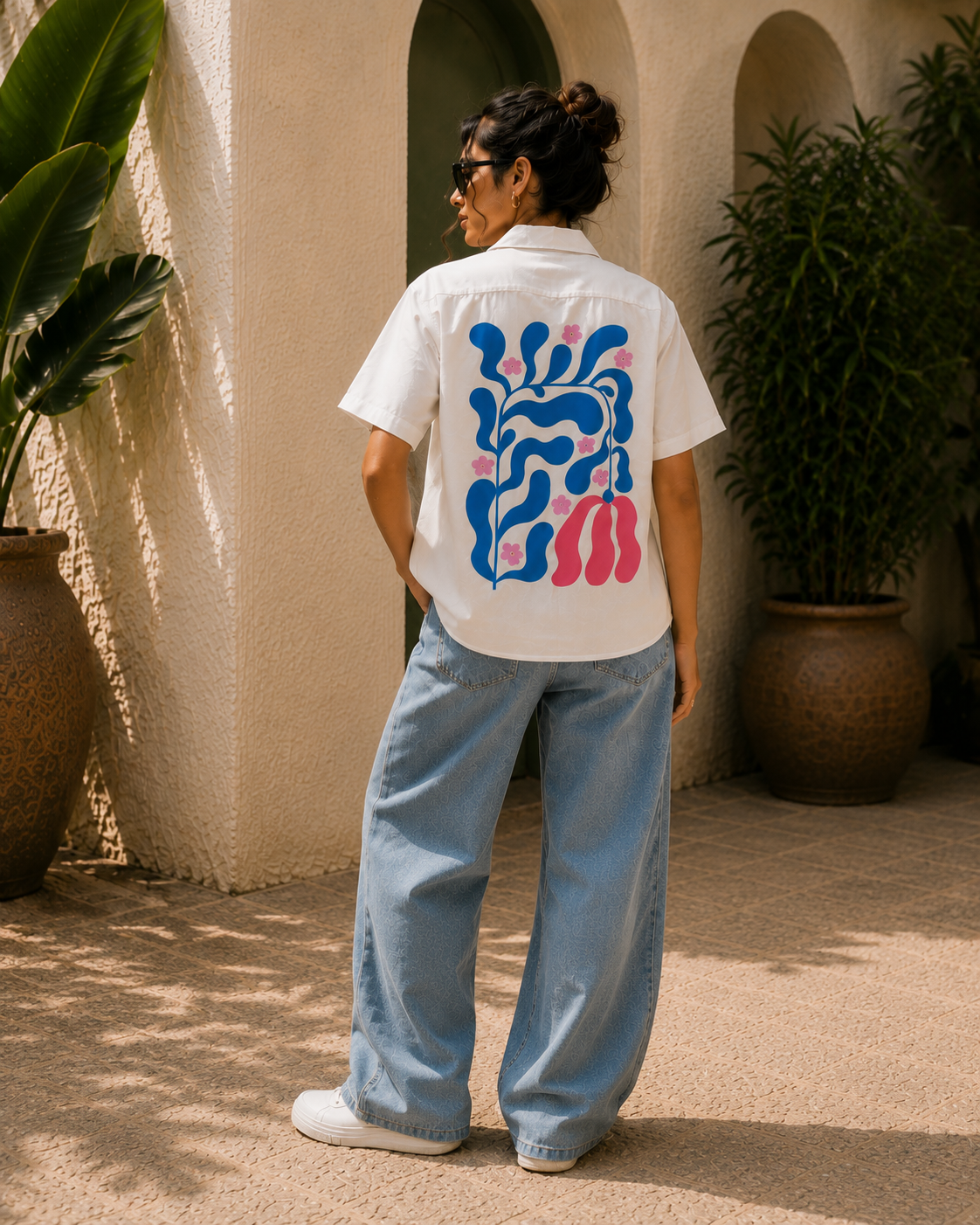 Arali | White | Women's Oversized Shirt