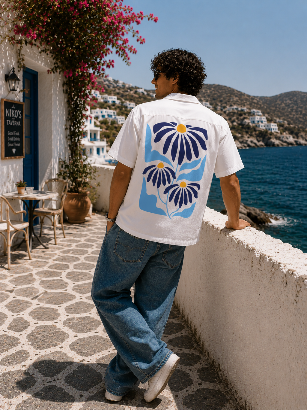 Daisy | White | Men's Oversized Shirt