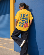 Arali | Yellow | Women's Oversized Shirt