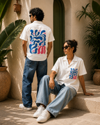 Arali | White | Men's Oversized Shirt