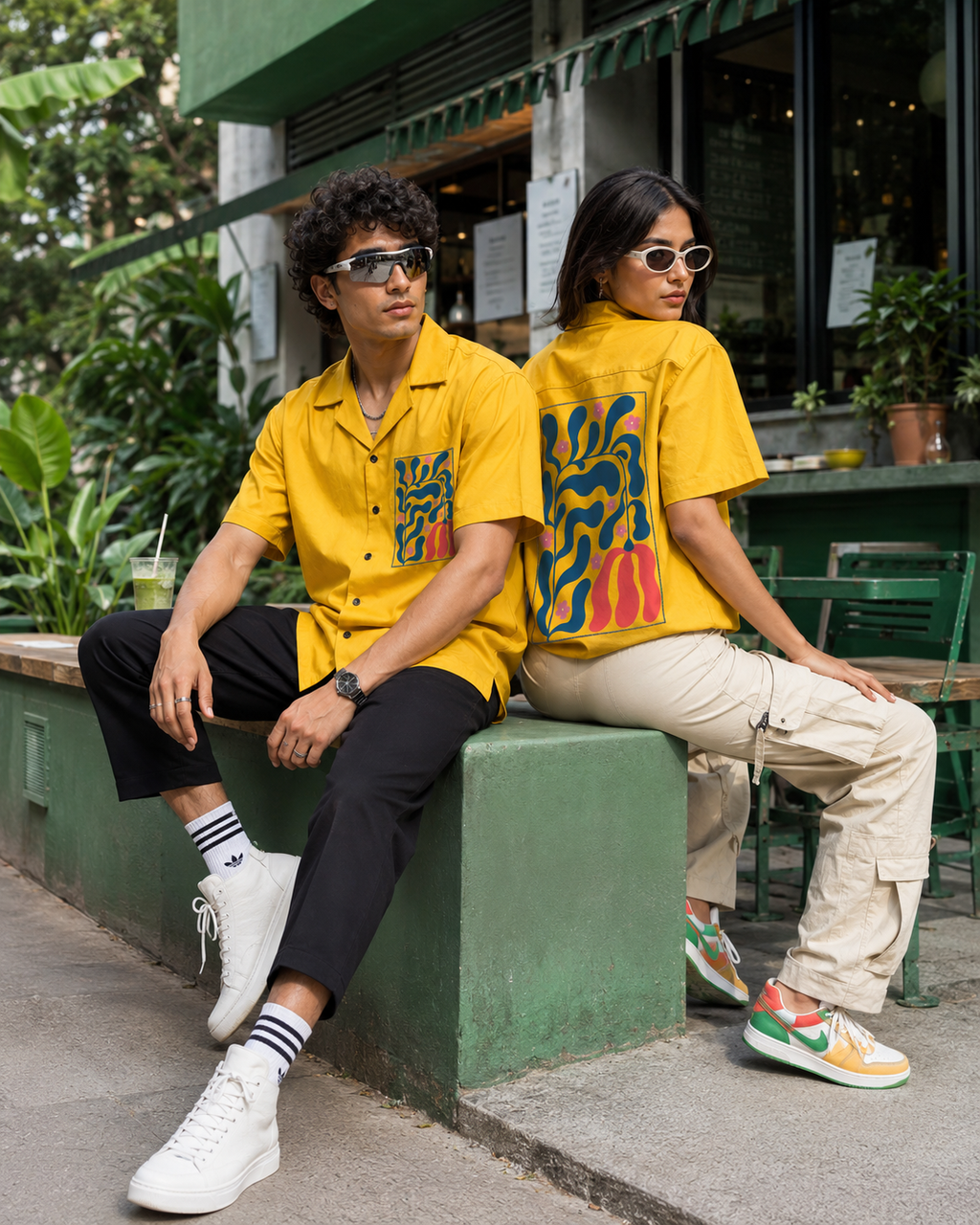 Arali | Yellow | Women's Oversized Shirt