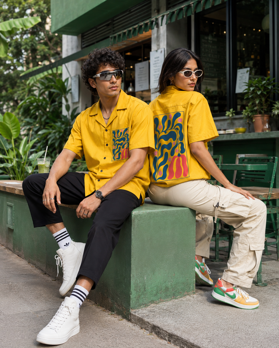 Arali | Yellow | Women's Oversized Shirt