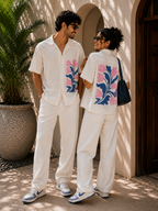Padmam | White | Women's Oversized Shirt