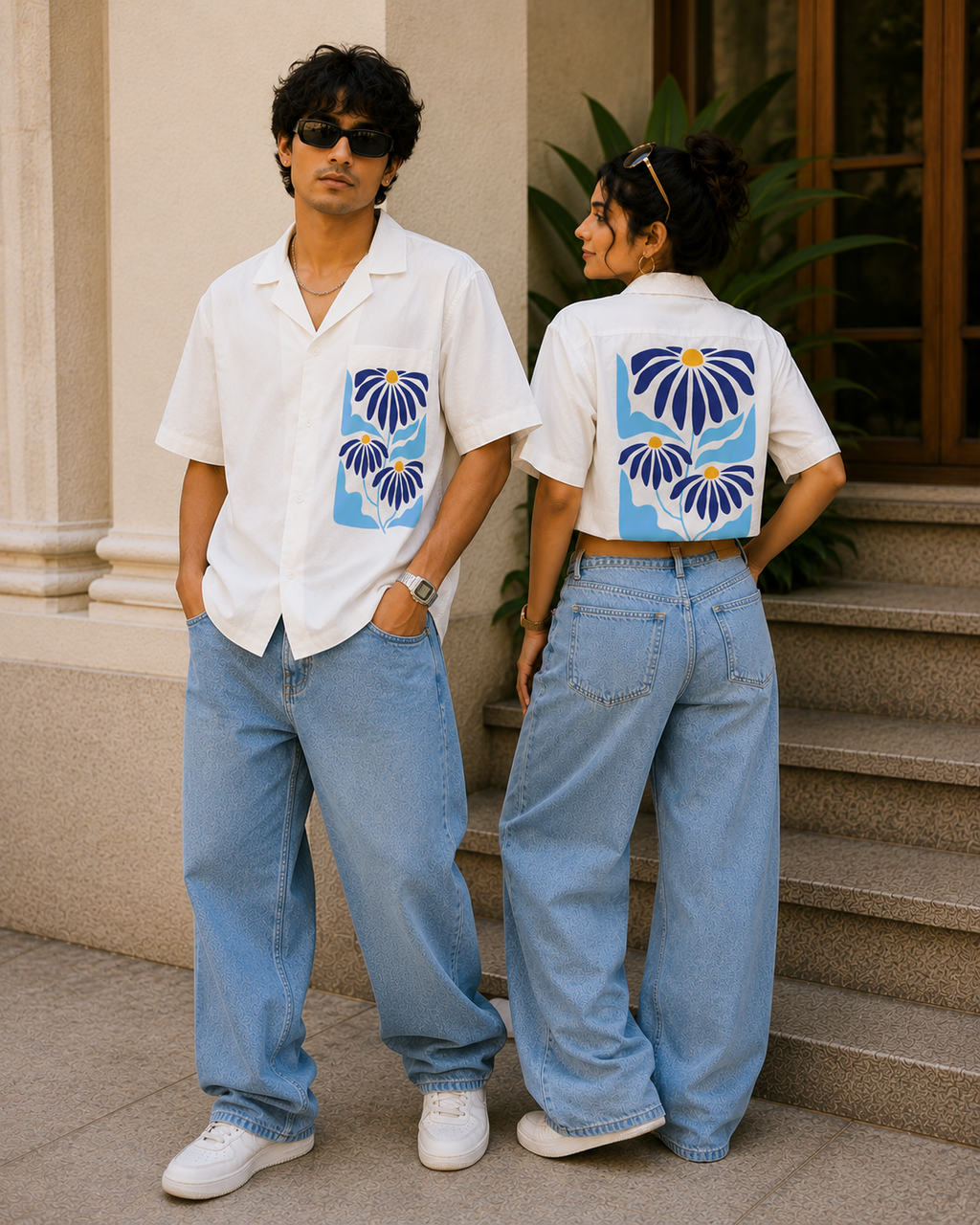 Daisy | White | Women's Oversized Shirt
