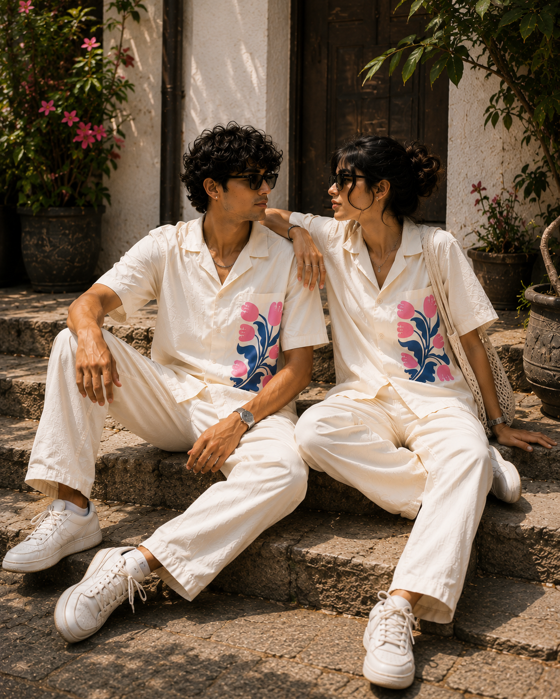 Padmam | White | Men's Oversized Shirt