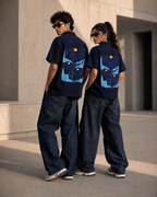 Daisy | Navy Blue | Men's Oversized Shirt